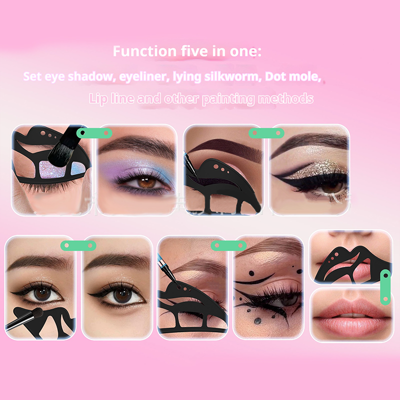 Silicone Eye Makeup Stencils M - đánh giá và giá Beauty Linasi Makeup