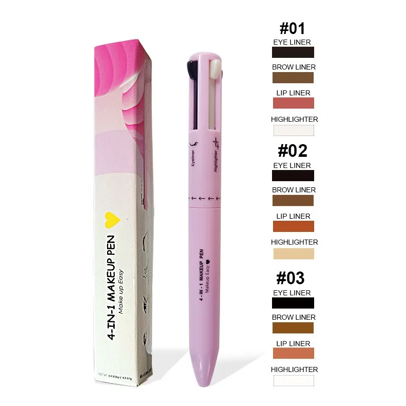 4 In 1 Eyebrow Pencil Lip Line - đánh giá và giá Beauty Linasi Makeup