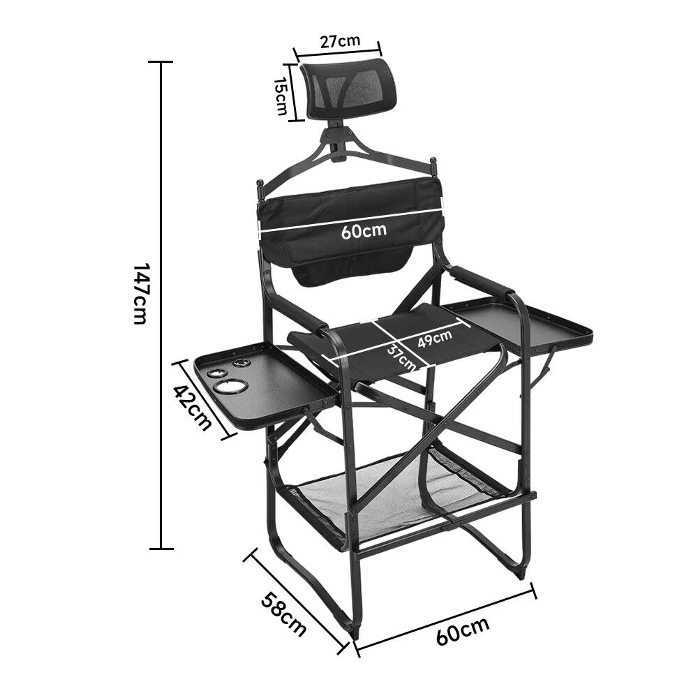 Tall Directors Chair Heavy Dut - đánh giá và giá Beauty Makeup Table