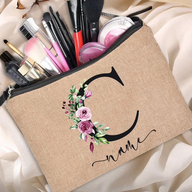 Linen Trang Điểm Túi Tùy Chỉnh - đánh giá và giá Beauty Makeup Names