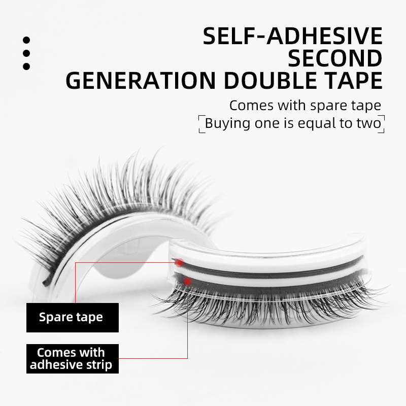 3D False Eyelashes Self-Adhesi - đánh giá và giá Beauty Makeup Looks