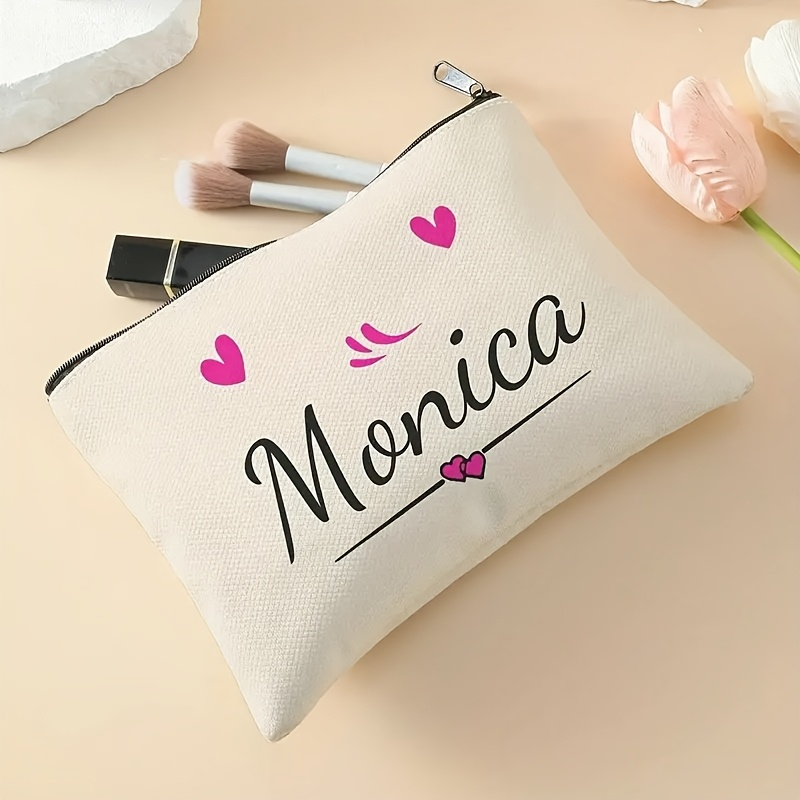 Personalized Zipper Makeup Bag - đánh giá và giá Beauty Makeup Names