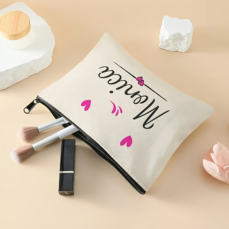 Personalized Zipper Makeup Bag - đánh giá và giá Beauty Makeup Names