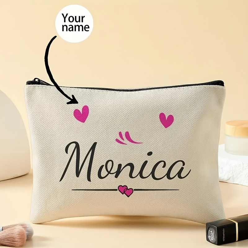 Personalized Zipper Makeup Bag - đánh giá và giá Beauty Makeup Names