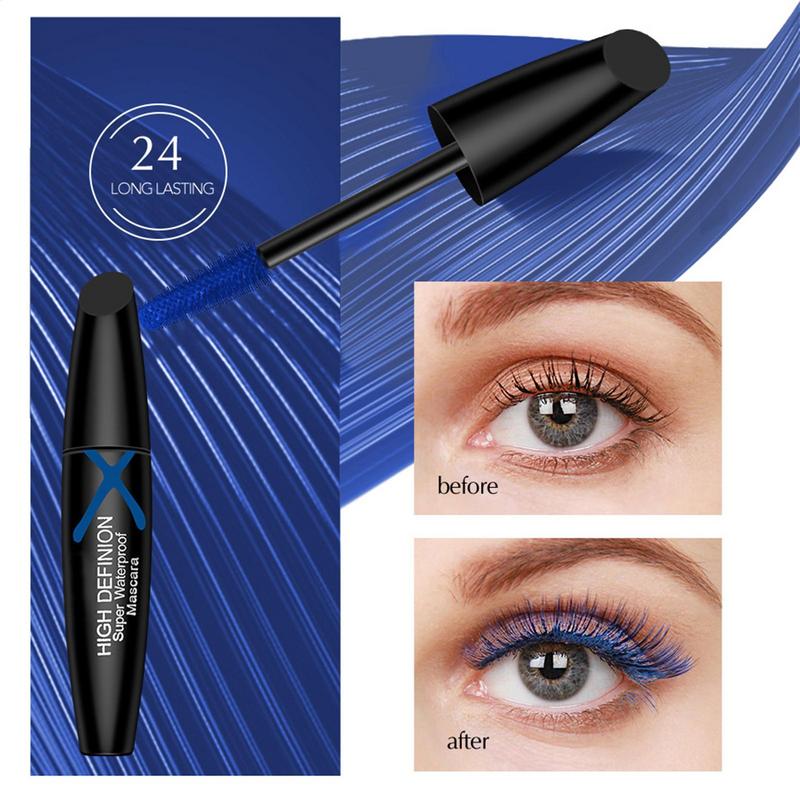 Blue Mascara for Eyelashes Vol - đánh giá và giá Waterproof Mascara Wand
