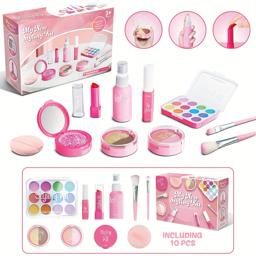 Children's Makeup Toy Set Simu - đánh giá và giá Beauty Makeup Box Set