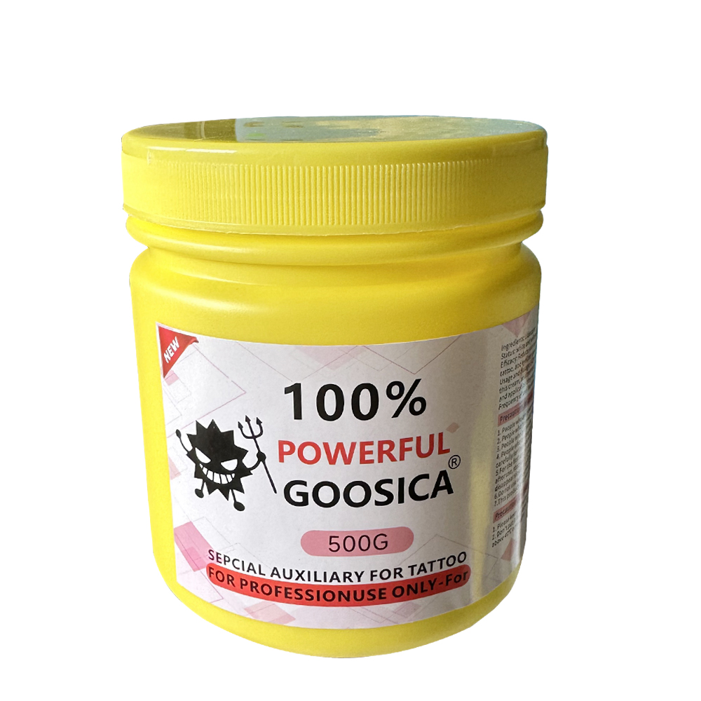 100% Yellow Blue Goosica Tatto - đánh giá và giá Beauty Linasi Makeup