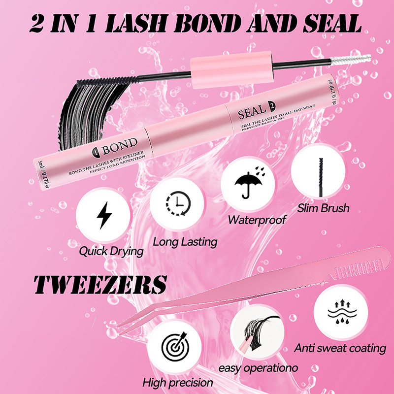 Eyelash Bond And Seal For Diy  - đánh giá và giá Waterproof Mascara Wand
