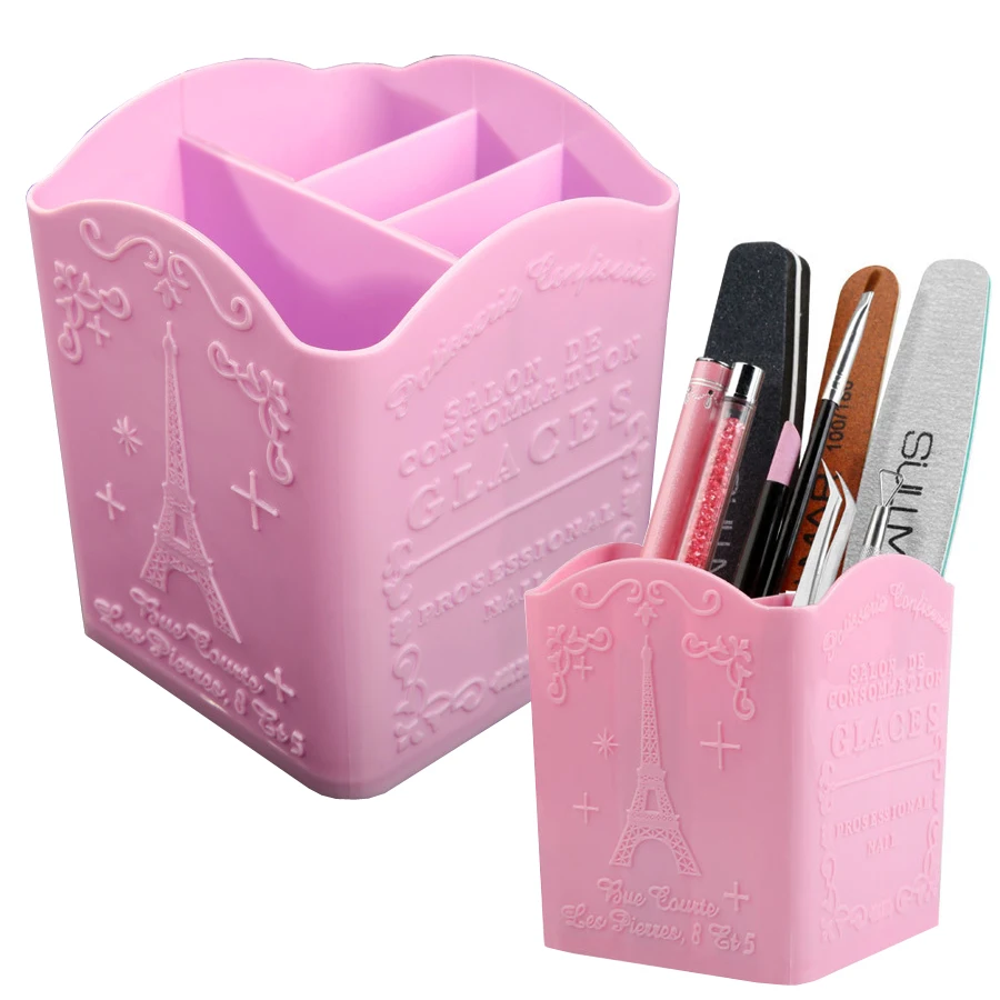 4-Compartment Nail Art Brush H - đánh giá và giá Beauty Makeup Box