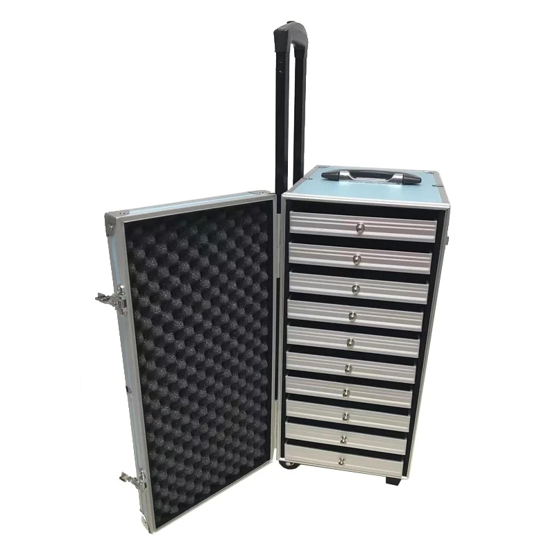 Large Capacity Makeup Suitcase - đánh giá và giá Beauty Makeup Box Set