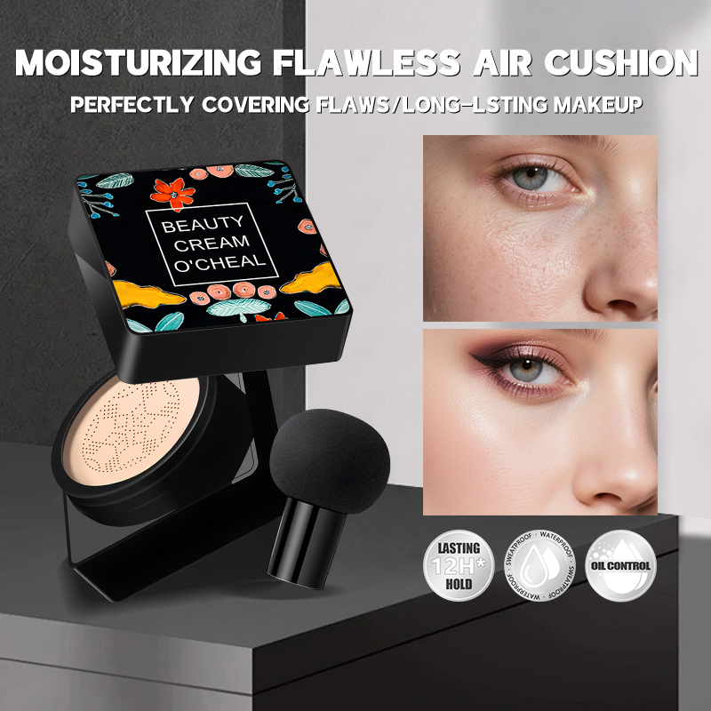 O'CHEAL Mushroom Cushion CC Cr - đánh giá và giá Beauty Linasi Makeup