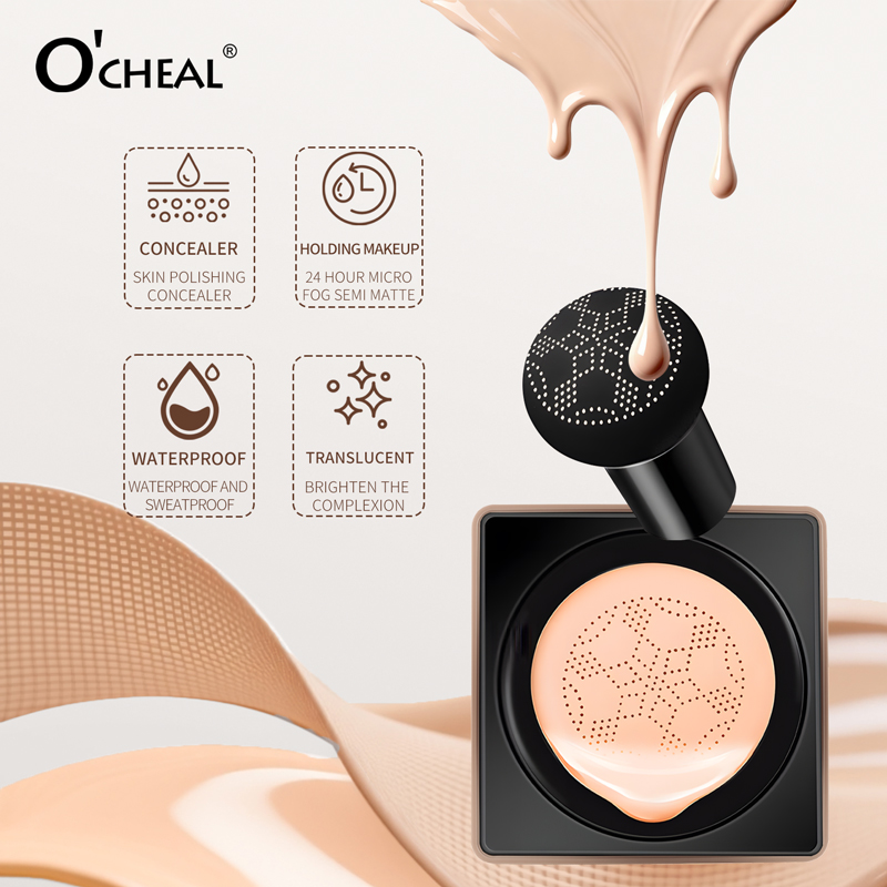 O'CHEAL Mushroom Cushion CC Cr - đánh giá và giá Beauty Linasi Makeup