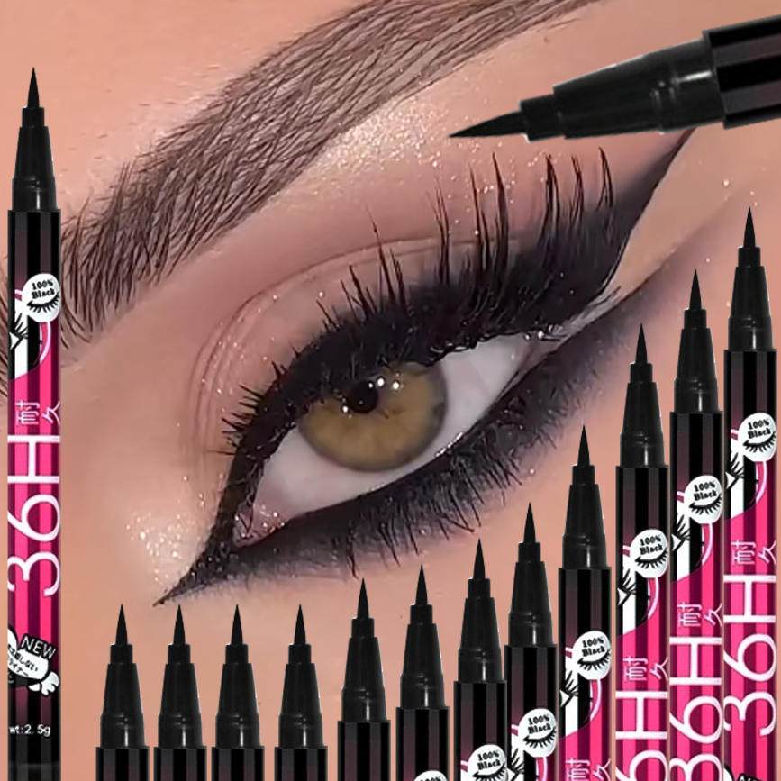 1/5/12PCS Black Liquid Eyeline - đánh giá và giá Beauty Linasi Makeup