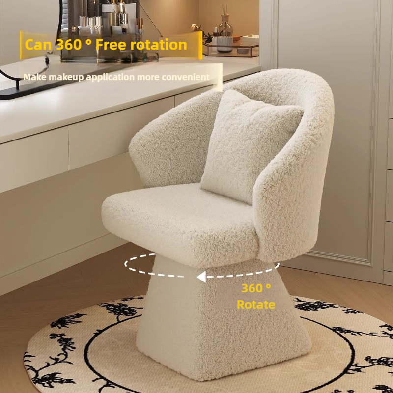 Dressing Table Chair, Rotatabl - đánh giá và giá Beauty With Makeup