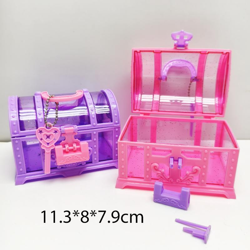Cute Plastic Lockable Treasure - đánh giá và giá Beauty Makeup Box Set