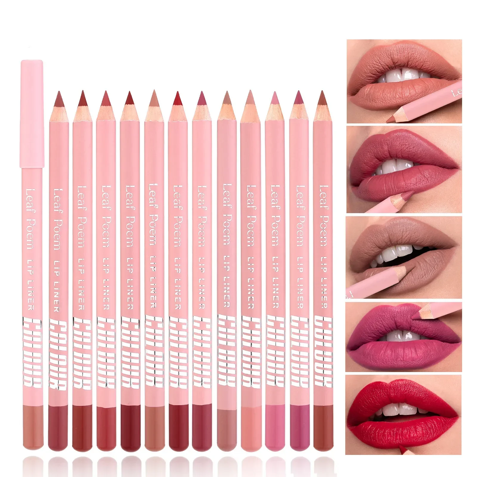 Nude Brown Lip Liner Pencil Li - đánh giá và giá Beauty Linasi Makeup