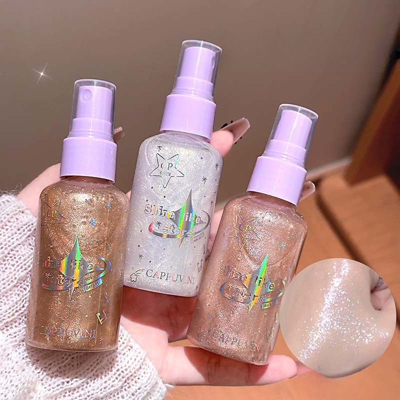 Body Glitter Spray Diamond Fin - đánh giá và giá Beauty Makeup Looks