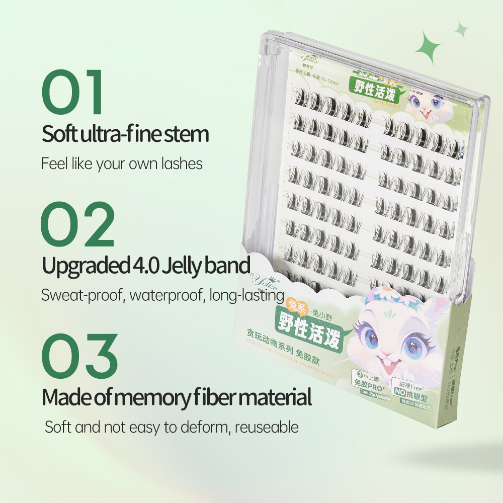 Yelix Self Adhesive Lash Clust - đánh giá và giá Beauty Makeup Looks