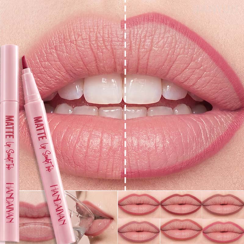 6 Colors Lip Liner Pen Long-La - đánh giá và giá Beauty Linasi Makeup