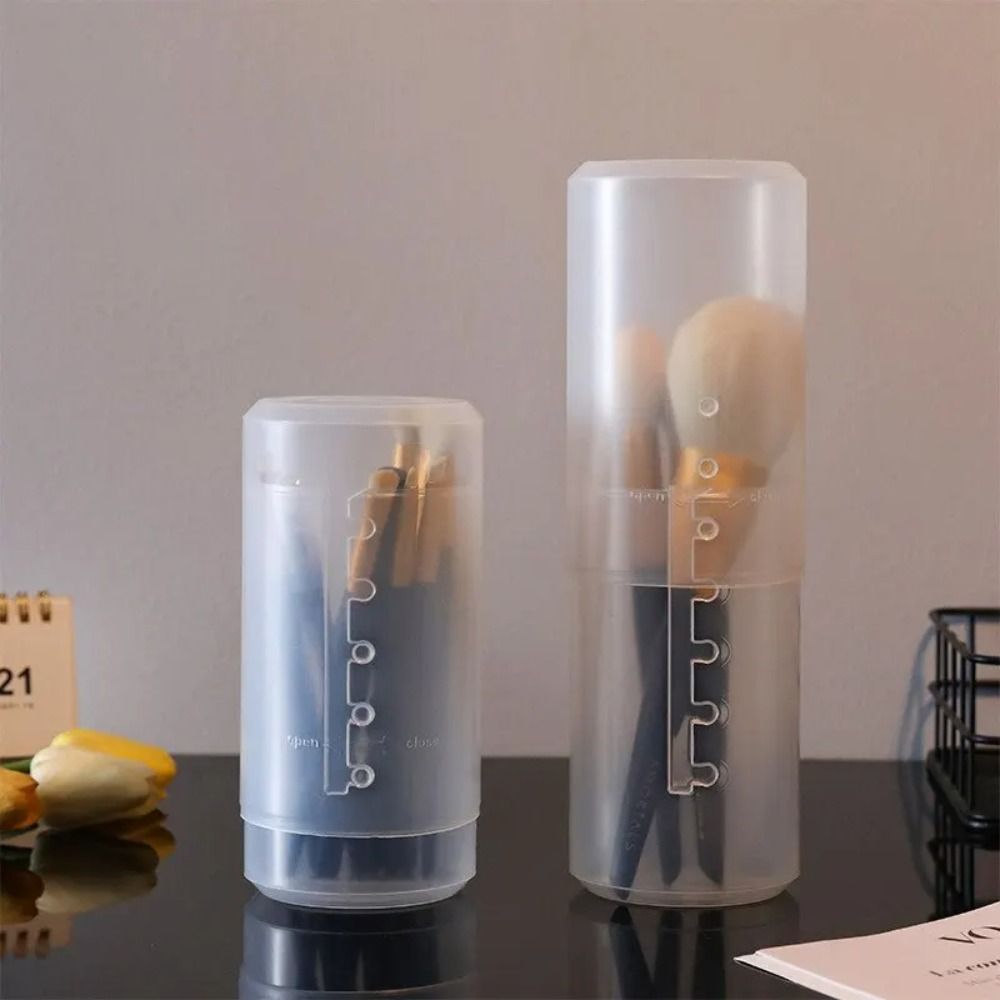 Transparent Makeup Brush Holde - đánh giá và giá Beauty Makeup Box