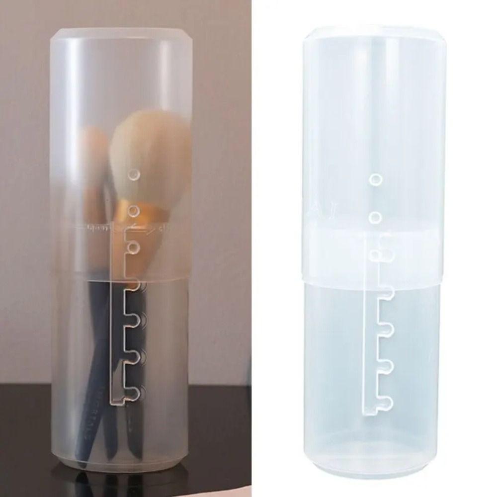 Transparent Makeup Brush Holde - đánh giá và giá Beauty Makeup Box