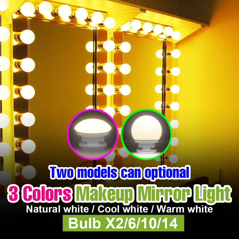LED Makeup Mirror Light 5V Dim - đánh giá và giá Beauty Makeup Table