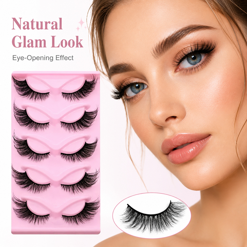 5 Pairs 2 Styles Wispy False E - đánh giá và giá Beauty Makeup Looks