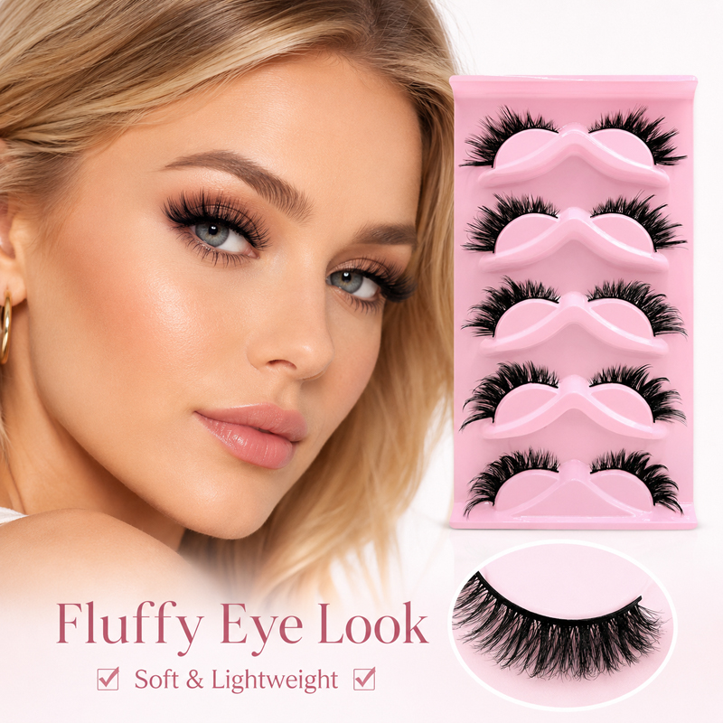 5 Pairs 2 Styles Wispy False E - đánh giá và giá Beauty Makeup Looks