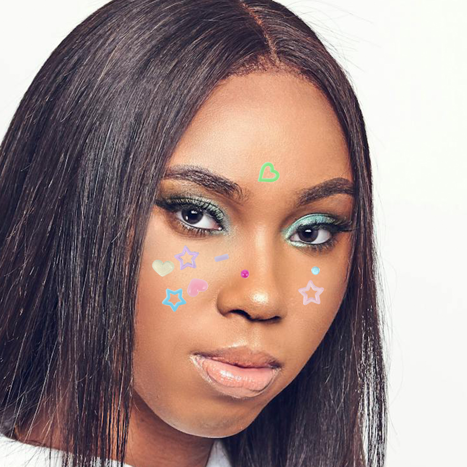 10Sheets Face Rhinestones Stic - đánh giá và giá Beauty With Makeup