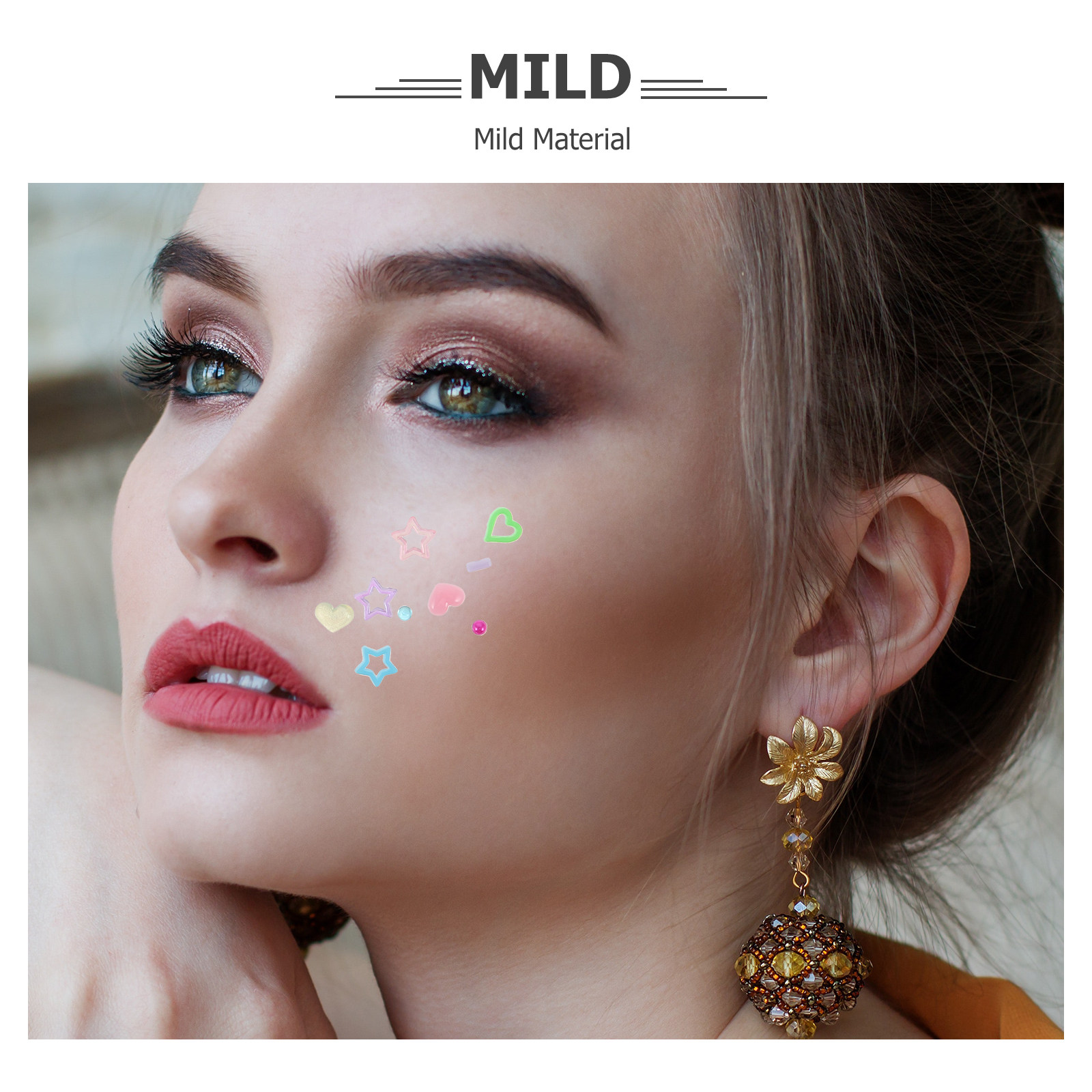 10Sheets Face Rhinestones Stic - đánh giá và giá Beauty With Makeup