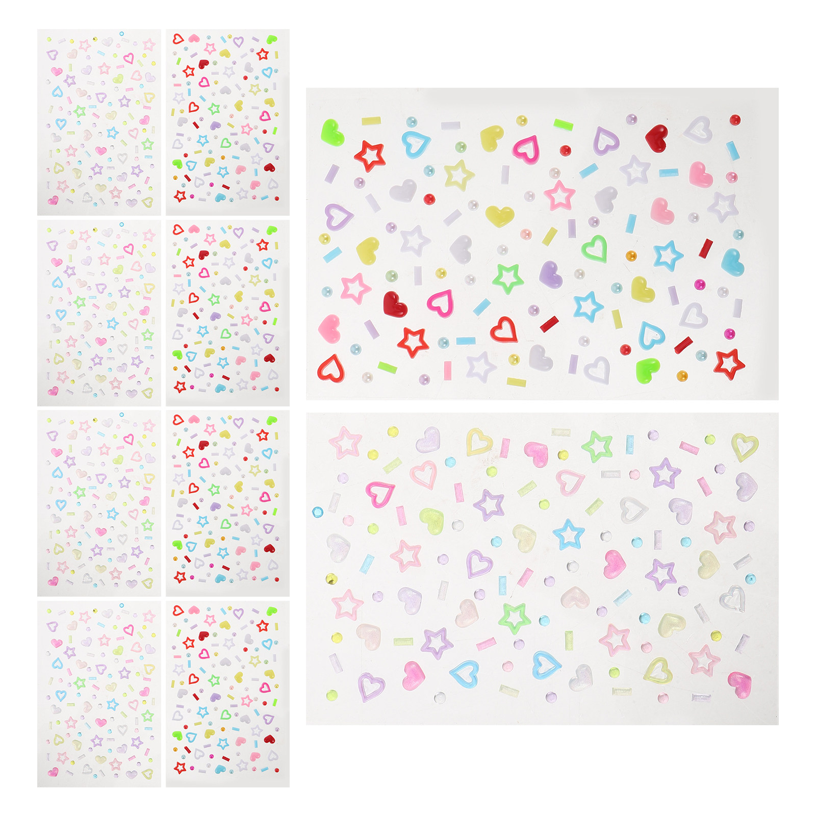10Sheets Face Rhinestones Stic - đánh giá và giá Beauty With Makeup