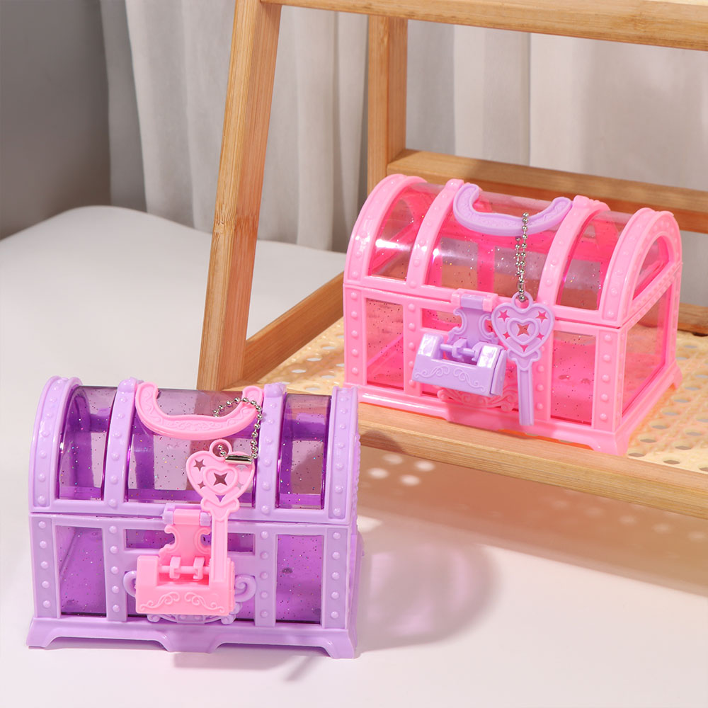 Mini Box Pink/Purple Jewelry B - đánh giá và giá Beauty Makeup Box Set