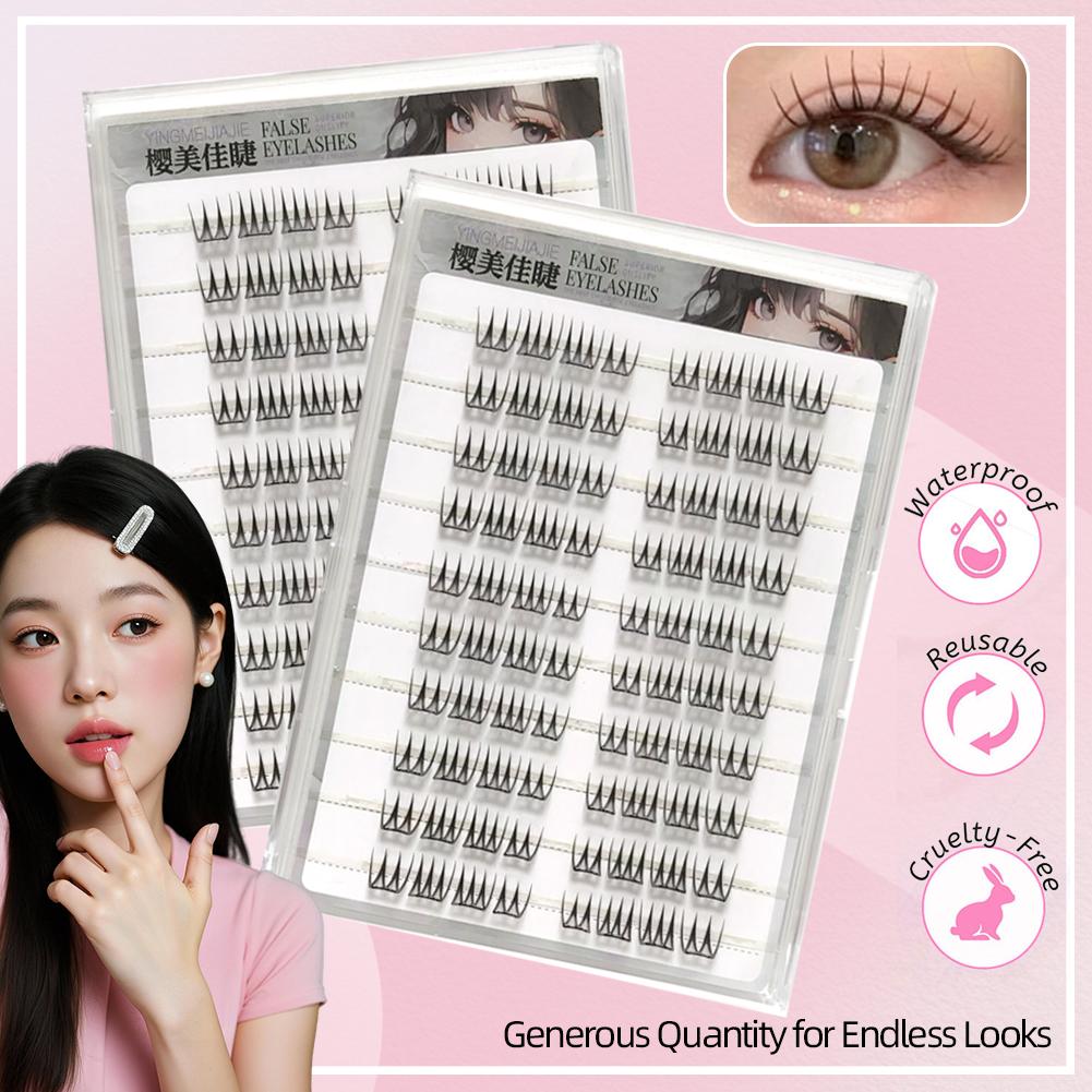 DIY Self Adhesive False Eyelas - đánh giá và giá Beauty Makeup Looks