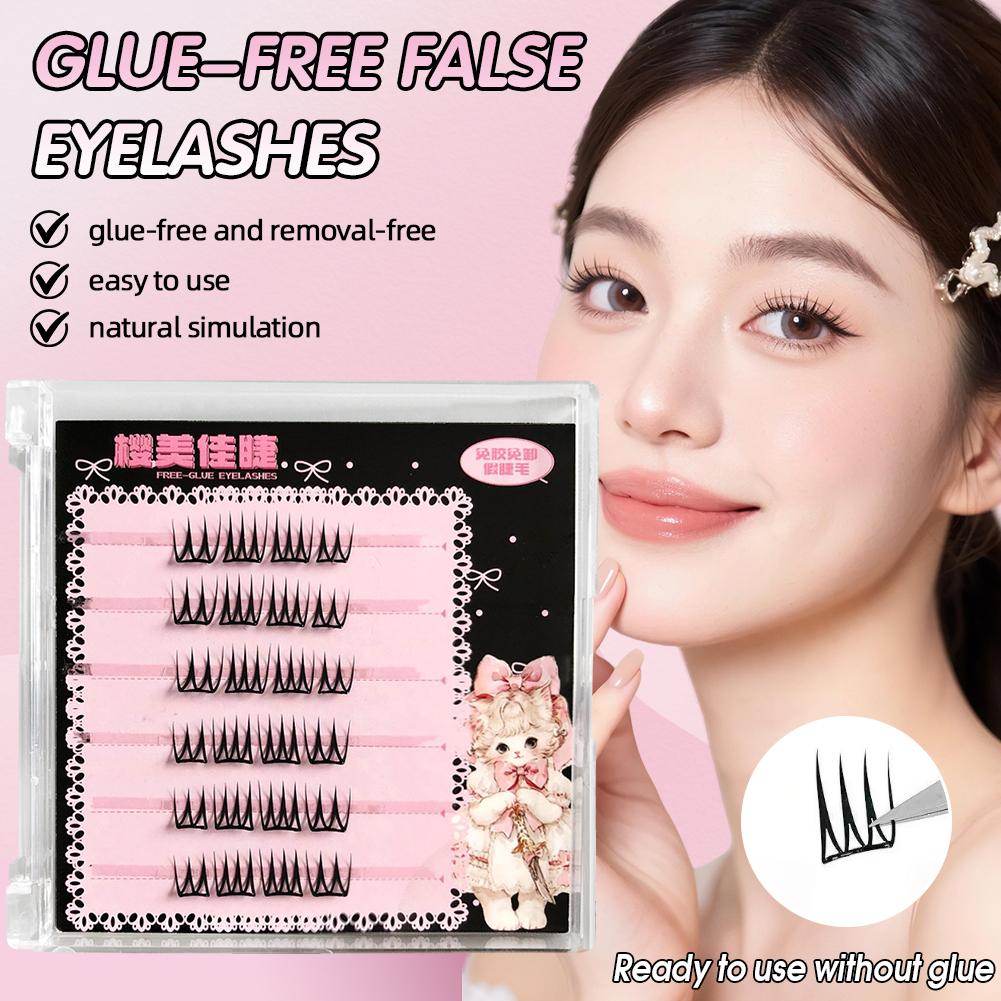 DIY Self Adhesive False Eyelas - đánh giá và giá Beauty Makeup Looks