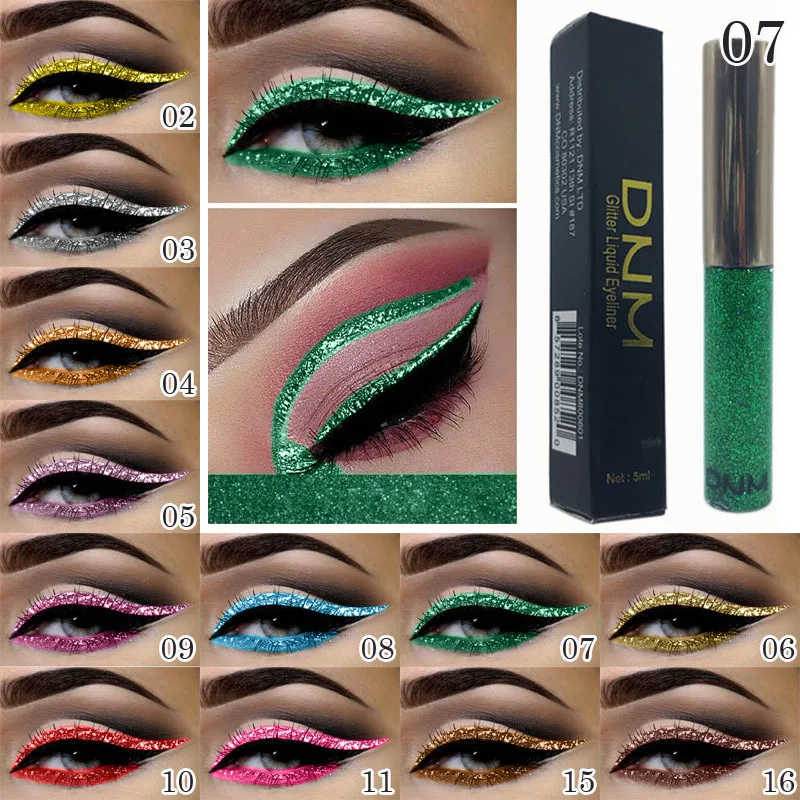 16 Colors Diamond Liquid Eyeli - đánh giá và giá Beauty Linasi Makeup