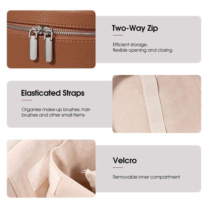 Large Capacity PU Leather Make - đánh giá và giá Beauty Makeup Box