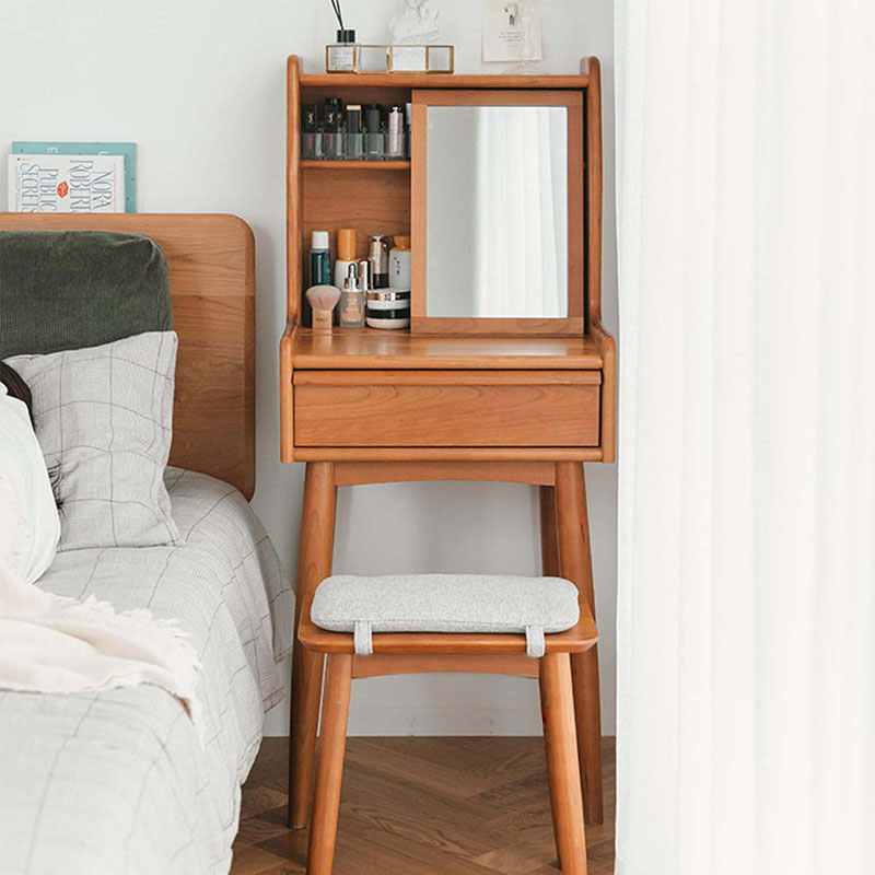 Mini Wood Drawers Dressing Tab - đánh giá và giá Beauty Makeup Table