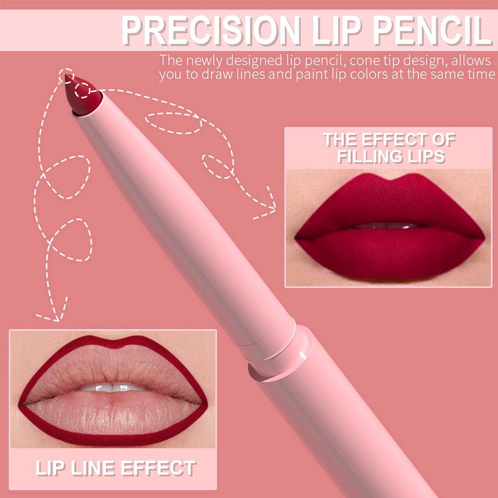 6pcs Lip Liner Pen Set Long-La - đánh giá và giá Beauty Linasi Makeup