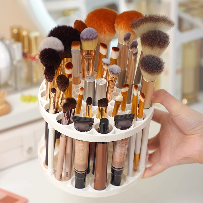 45 Hole Makeup Brush Storage R - đánh giá và giá Beauty Makeup Box